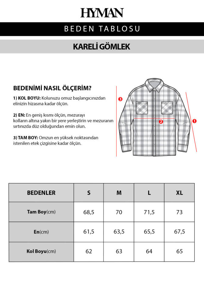 Erkek Oversize Kesim Kareli Gömlek Siyah - 5